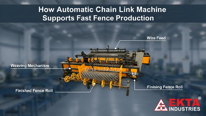 How Automatic Chain Link Machine Supports Fast Fence Production