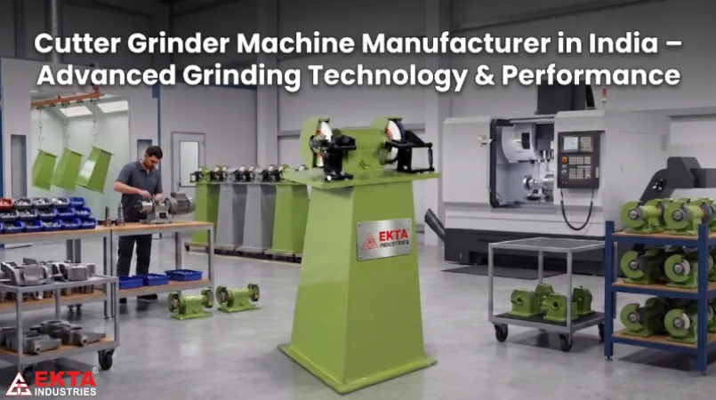 Cutter Grinder Machine Manufacturer in India – Advanced Grinding Technology & Performance