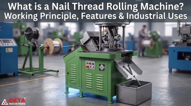 What is a Nail Thread Rolling Machine? Working Principle, Features & Industrial Uses