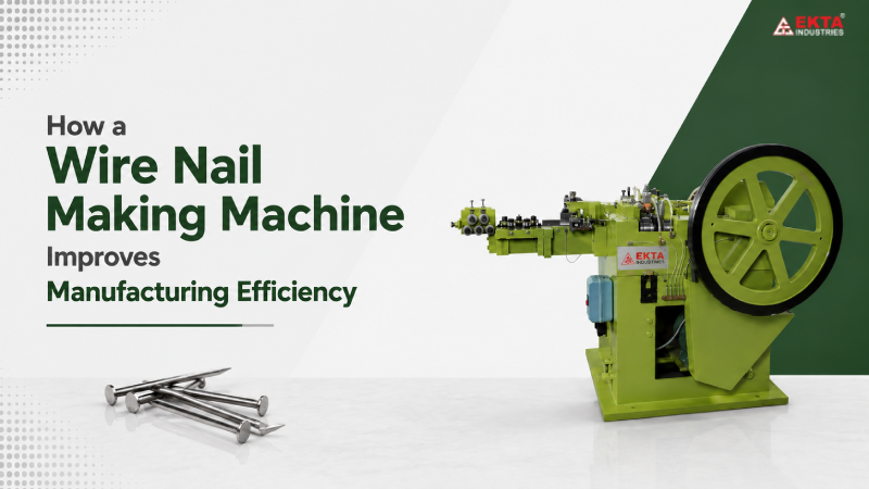How a Wire Nail Making Machine Improves Manufacturing Efficiency