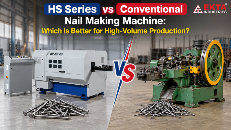 HS Series vs Conventional Nail Making Machine: Which Is Better for High-Volume Production?